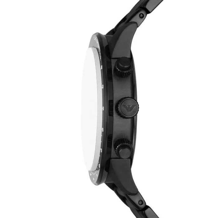 Emporio Armani Chronograph Black Stainless Steel Mens Watch 43mm AR11472 - Image 3